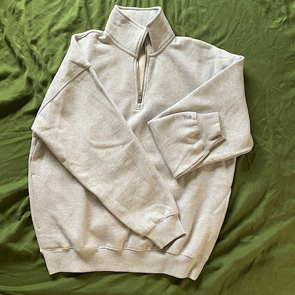 NEW - TNA Cozy Fleece Mega Quarter Zip Sweatshirt